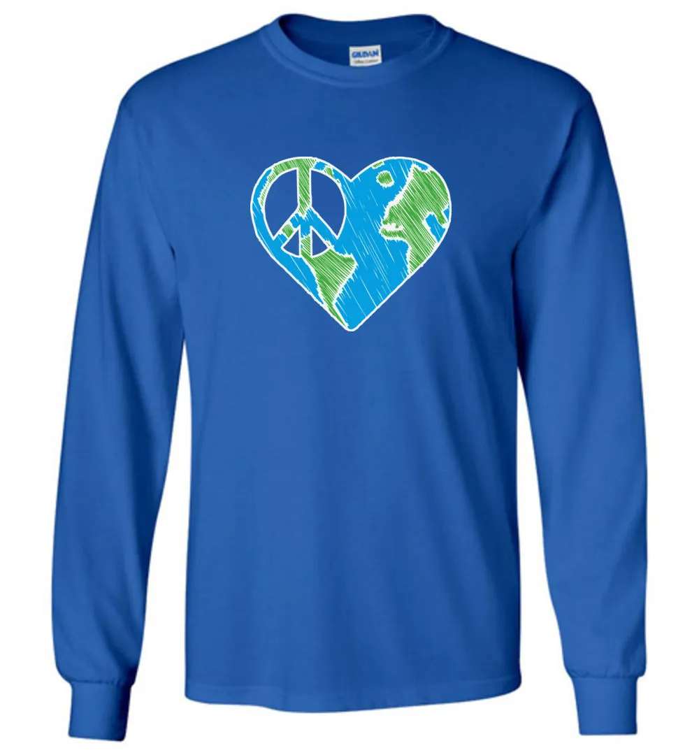 I Heart Peace - Long Sleeve T-Shirts