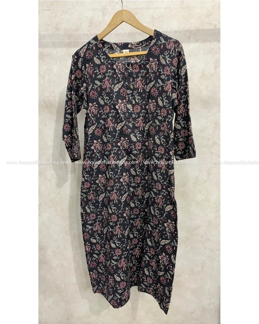 Kalamkari Black Kurta