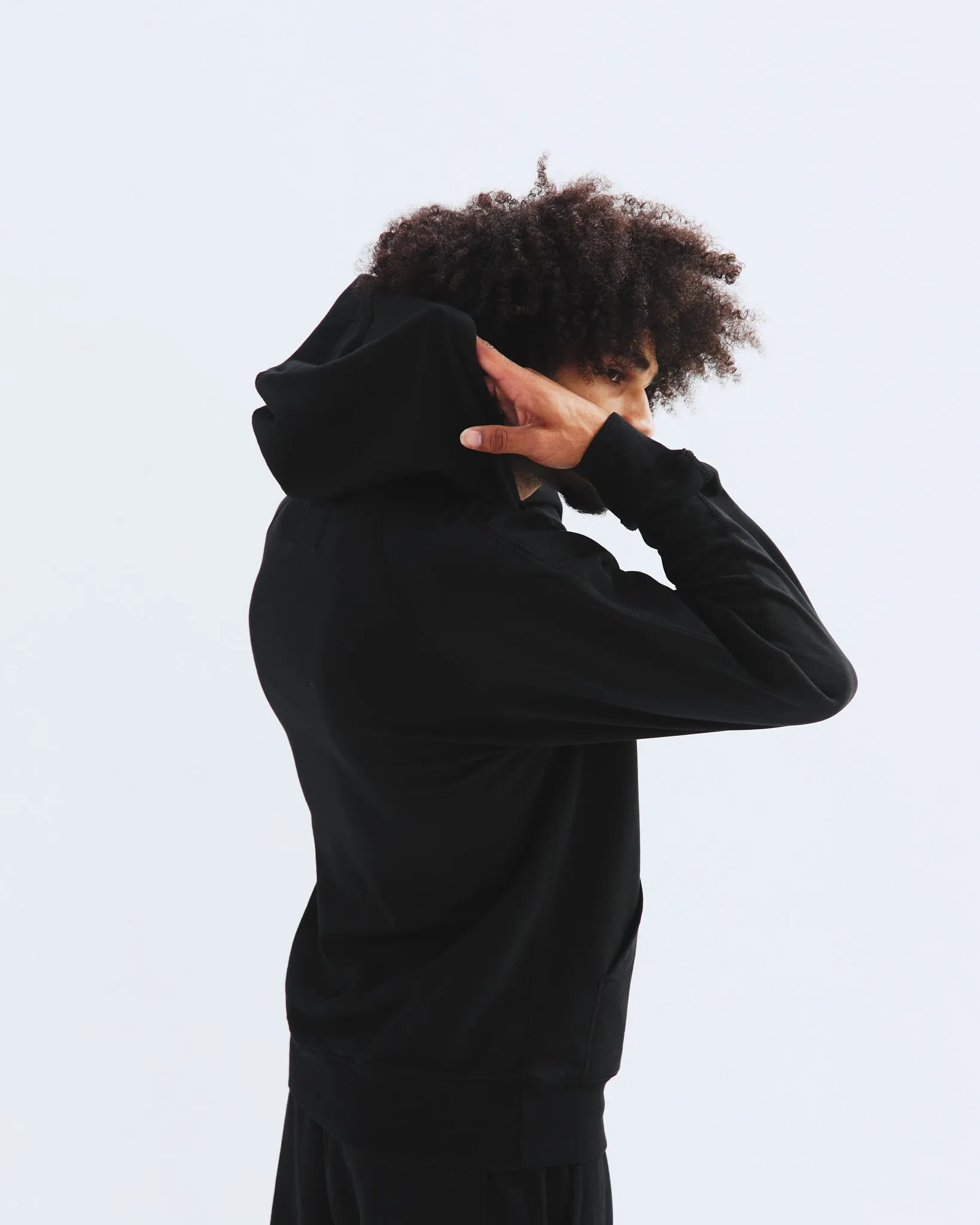 Lightweight Terry Slim Hoodie