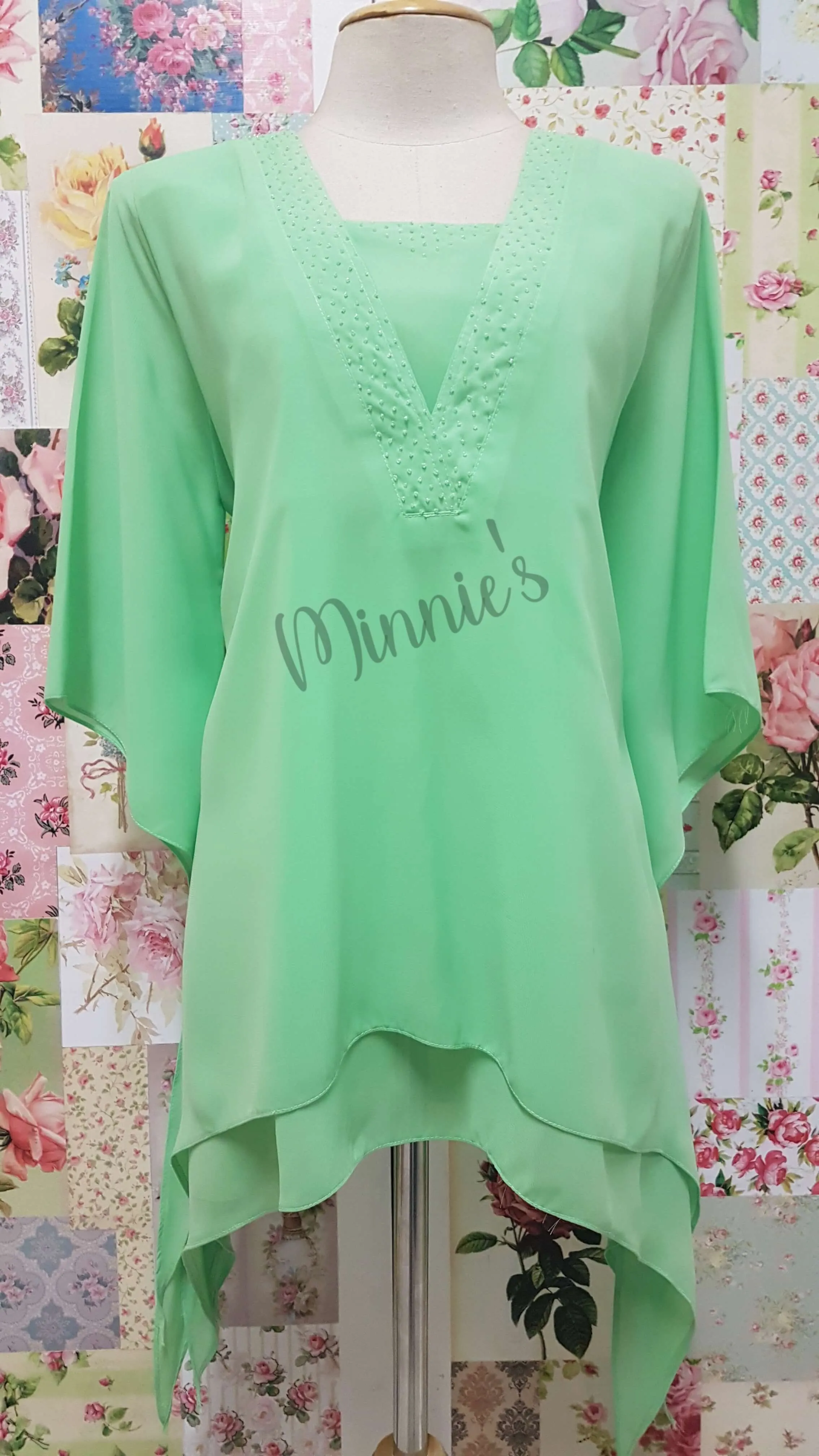 Lime Green Top BT082