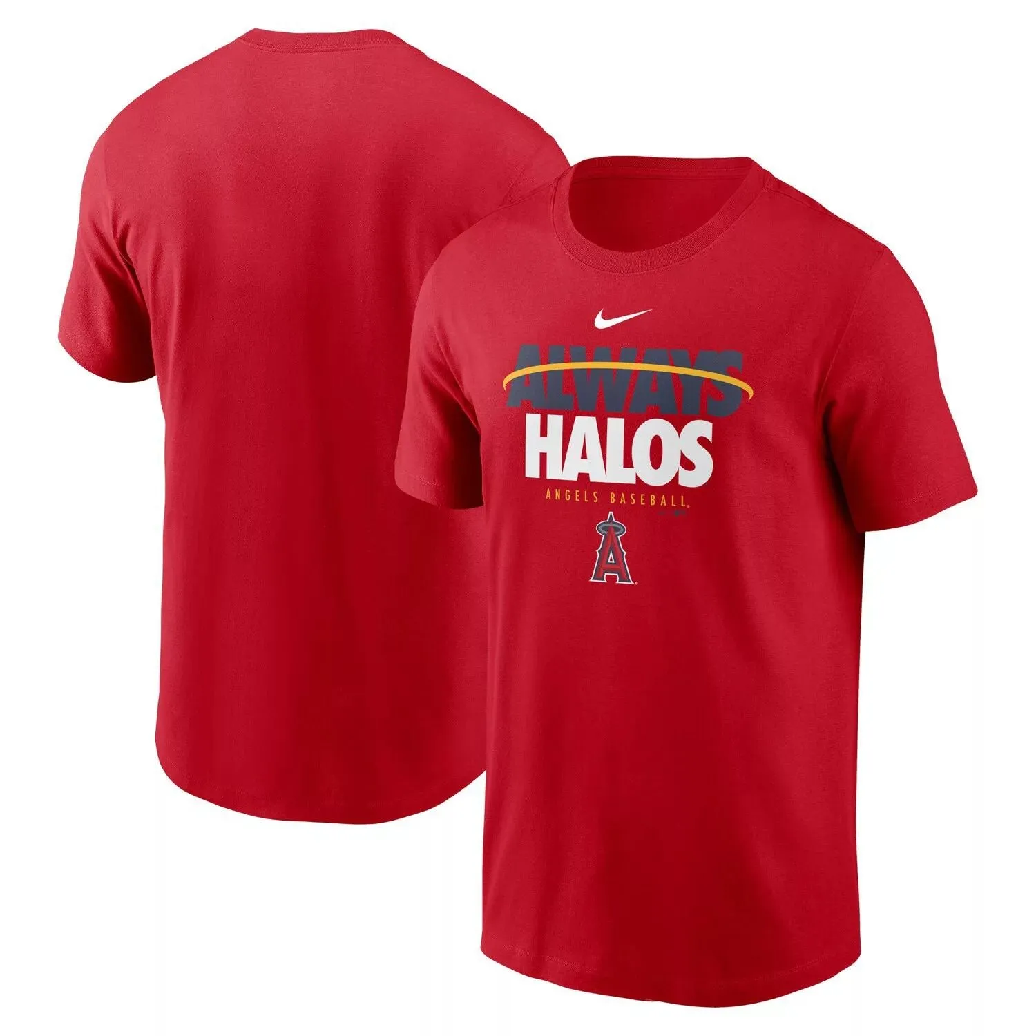 Los Angeles Angels Always Halos Local Team Nike Men's Red T-Shirt