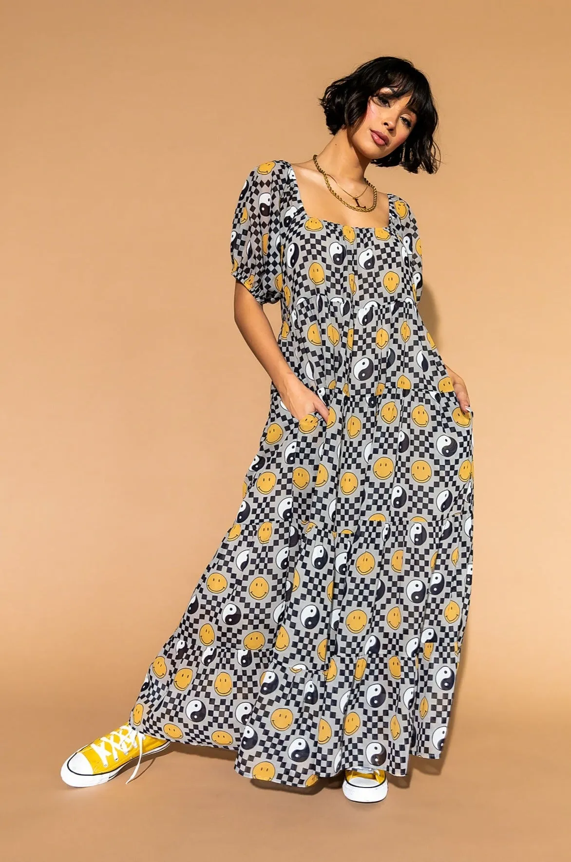 Lucky Lady Maxi Dress in Groovy Girl