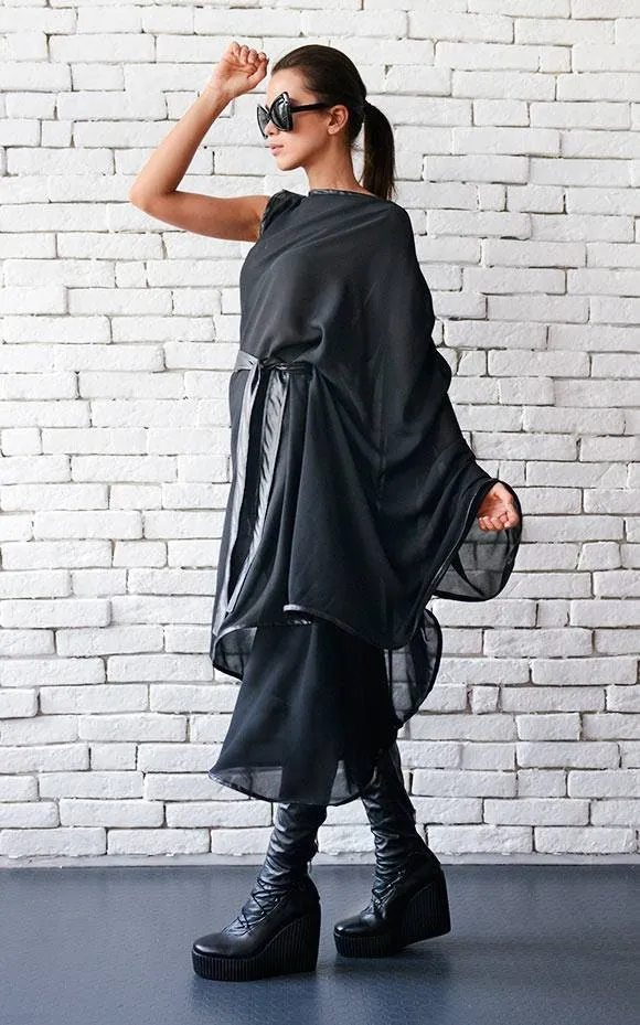 Maxi Black Tunic