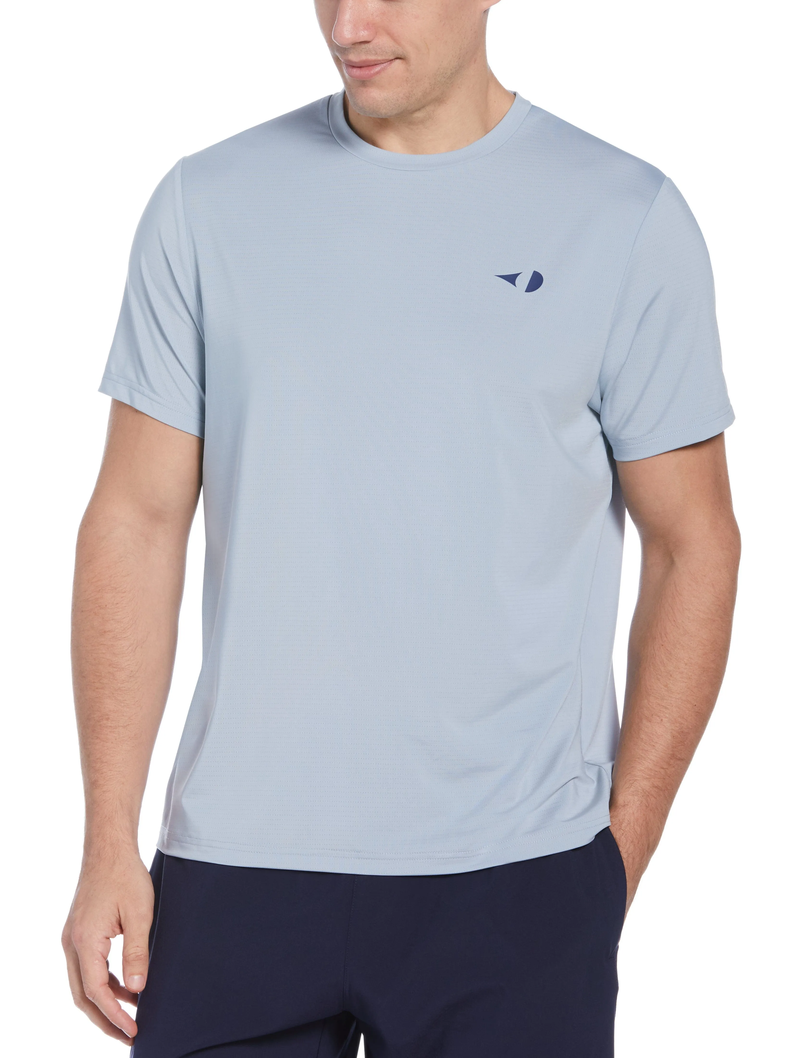 Men's Pin Hole Mesh Tennis Tee