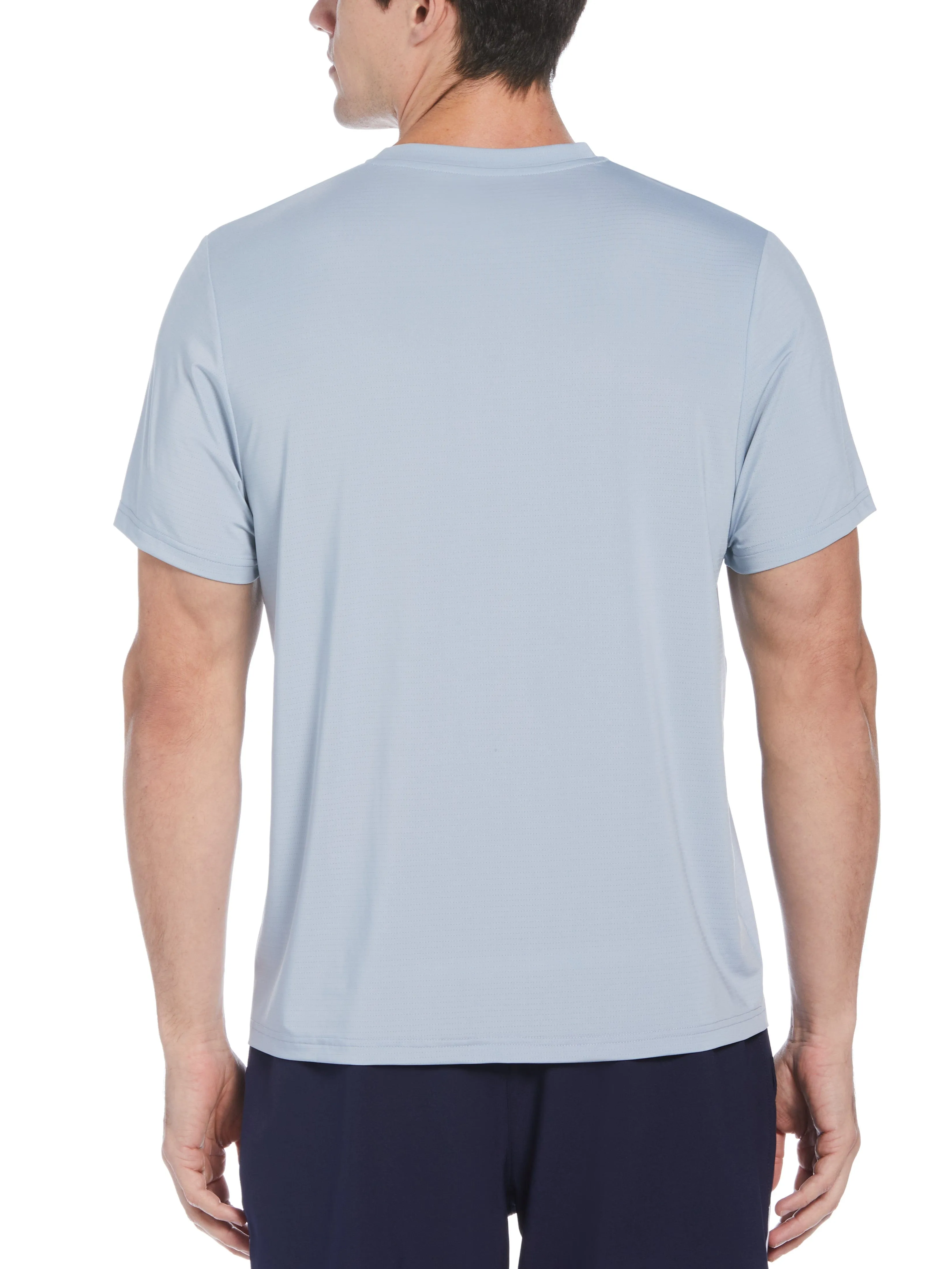 Men's Pin Hole Mesh Tennis Tee