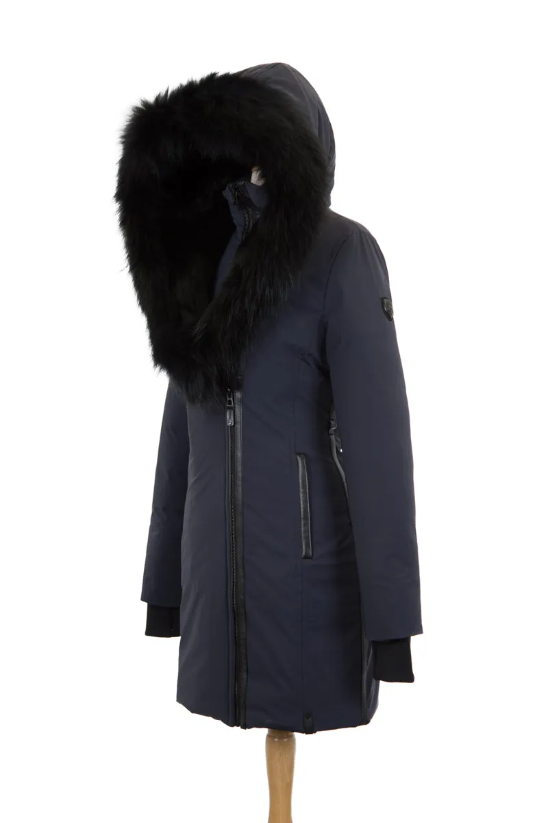 Monkland Down Parka With Fur Trim