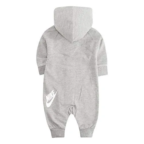 NIKE INFANT'S PLAY ALL DAY GREY COVERALL ONESIES