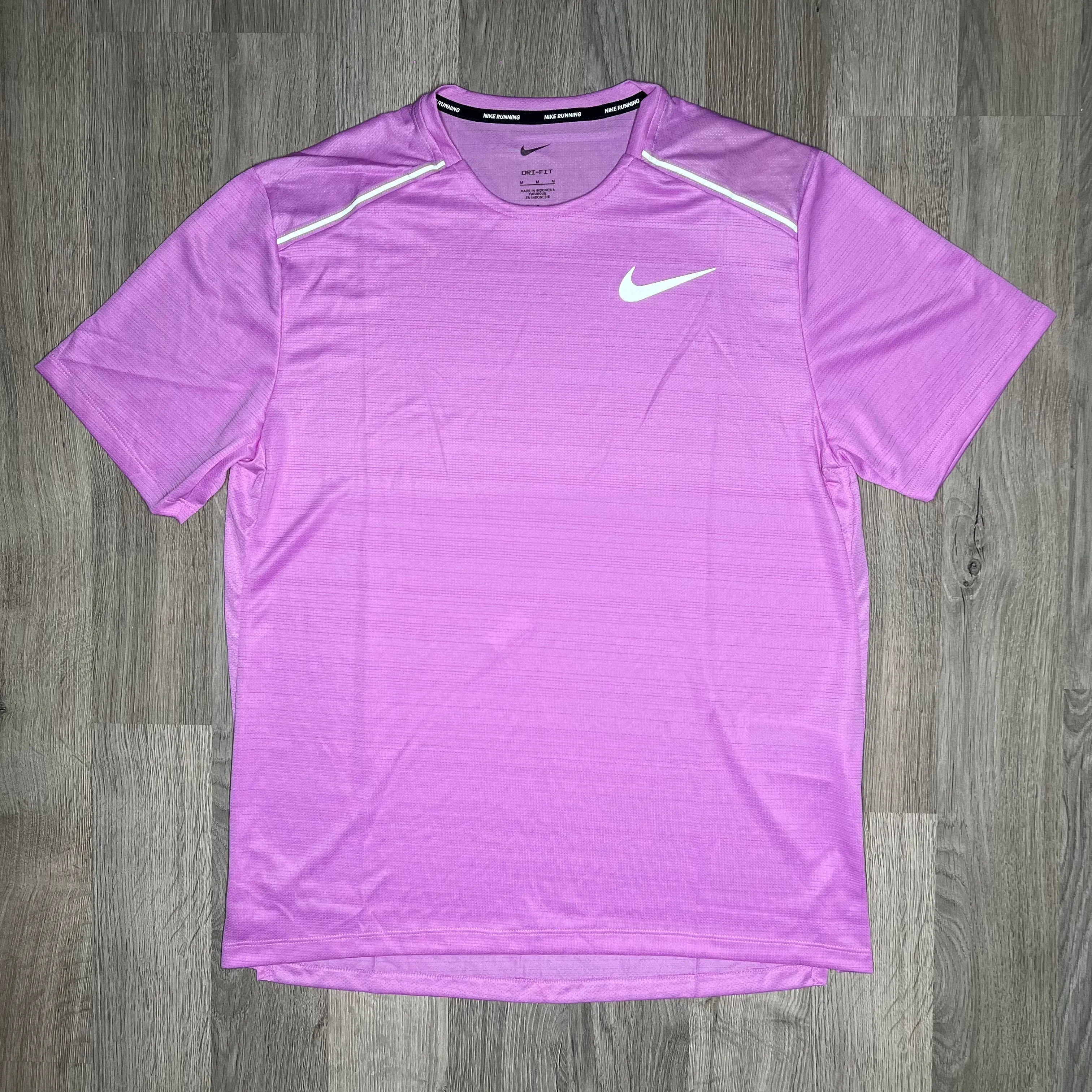 Nike Miler & Dri Fit Set - Tee & Shorts - Rush Fuchsia / Black