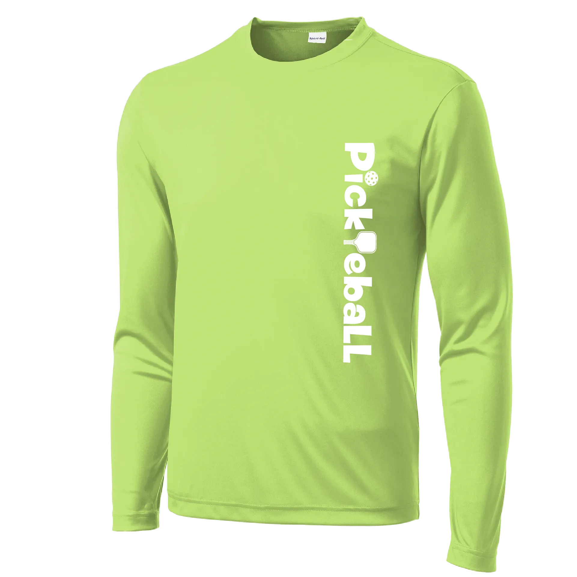 Pickleball Horizontal (Customizable) | Men’s Long Sleeve Athletic Shirts | 100% Polyester