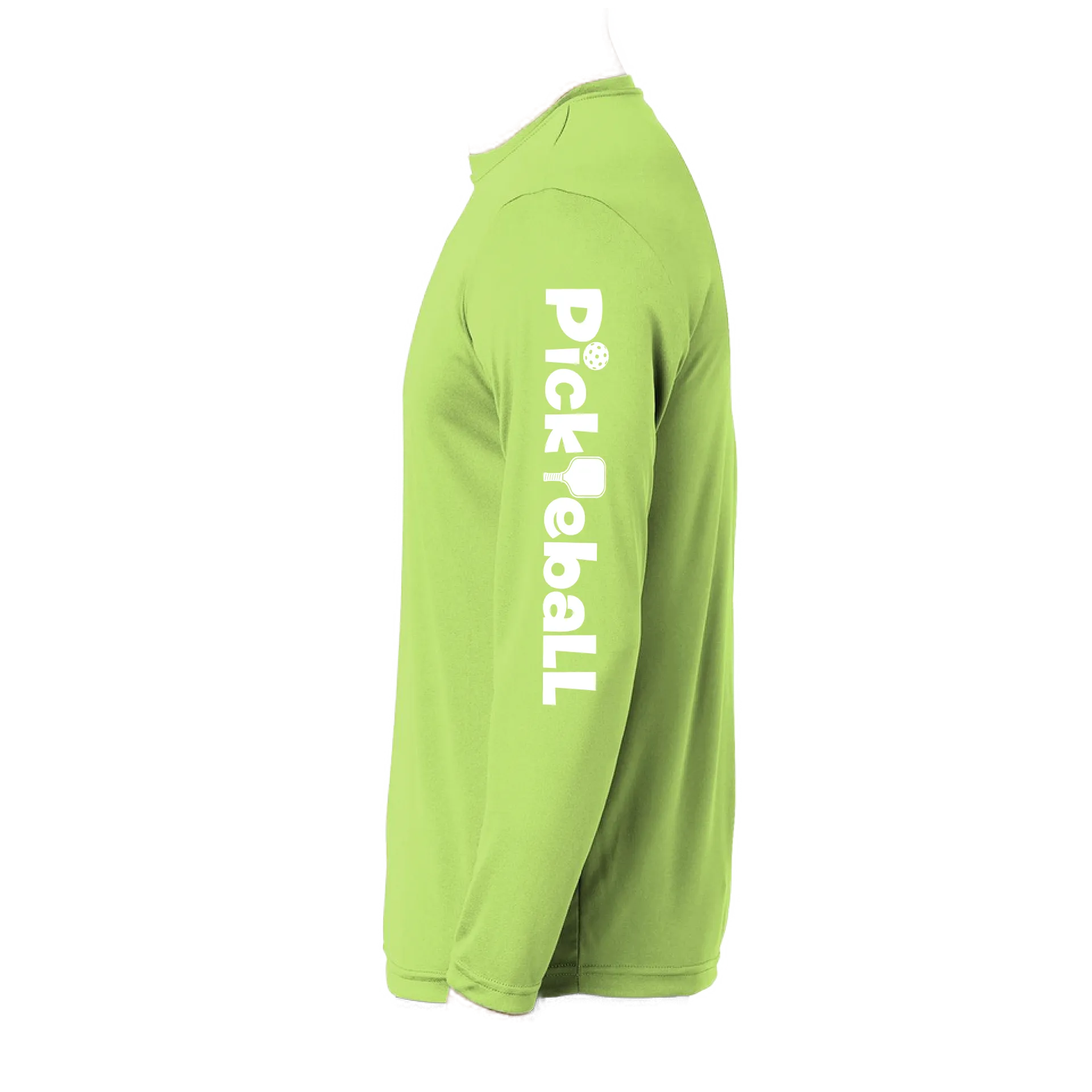 Pickleball Horizontal (Customizable) | Men’s Long Sleeve Athletic Shirts | 100% Polyester