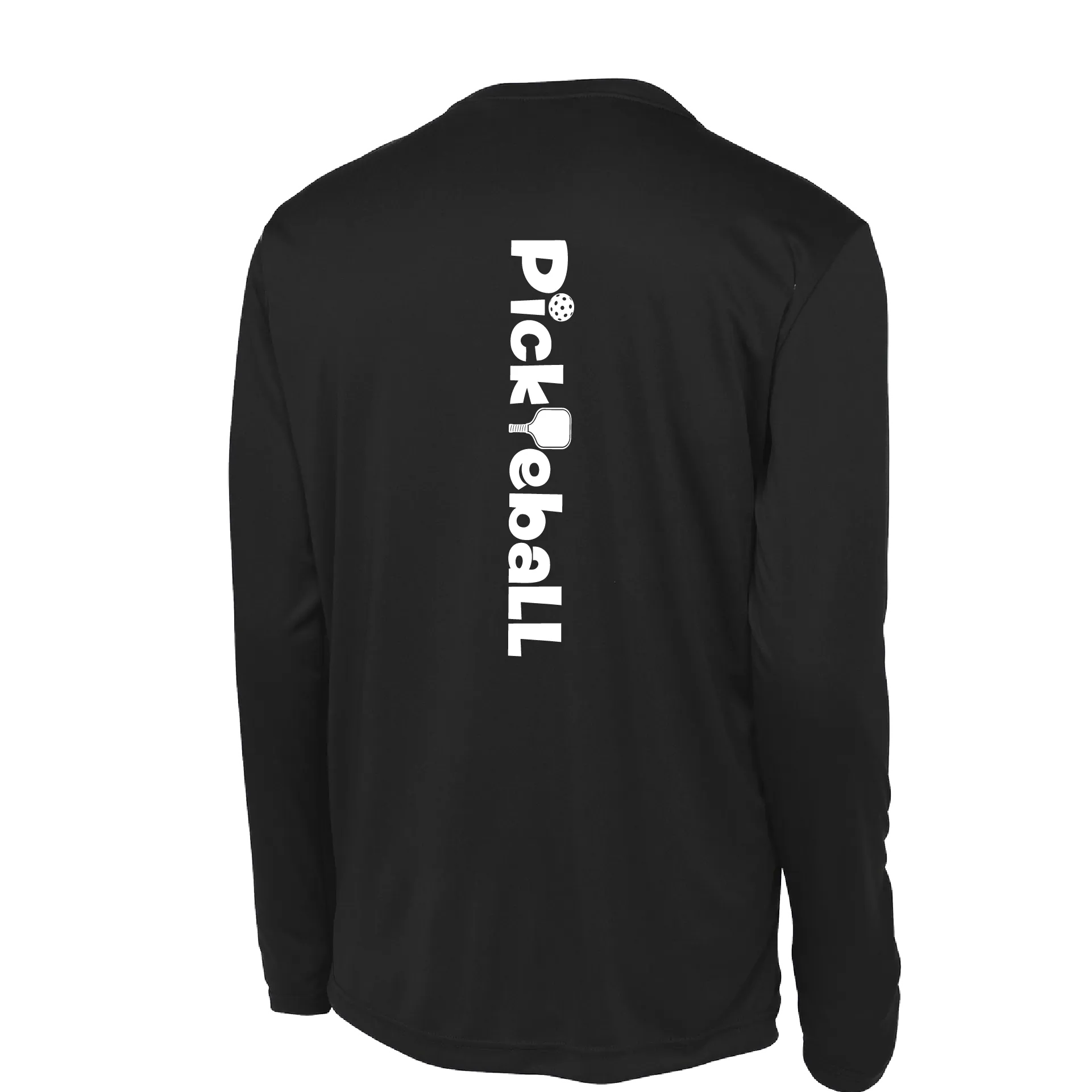 Pickleball Horizontal (Customizable) | Men’s Long Sleeve Athletic Shirts | 100% Polyester