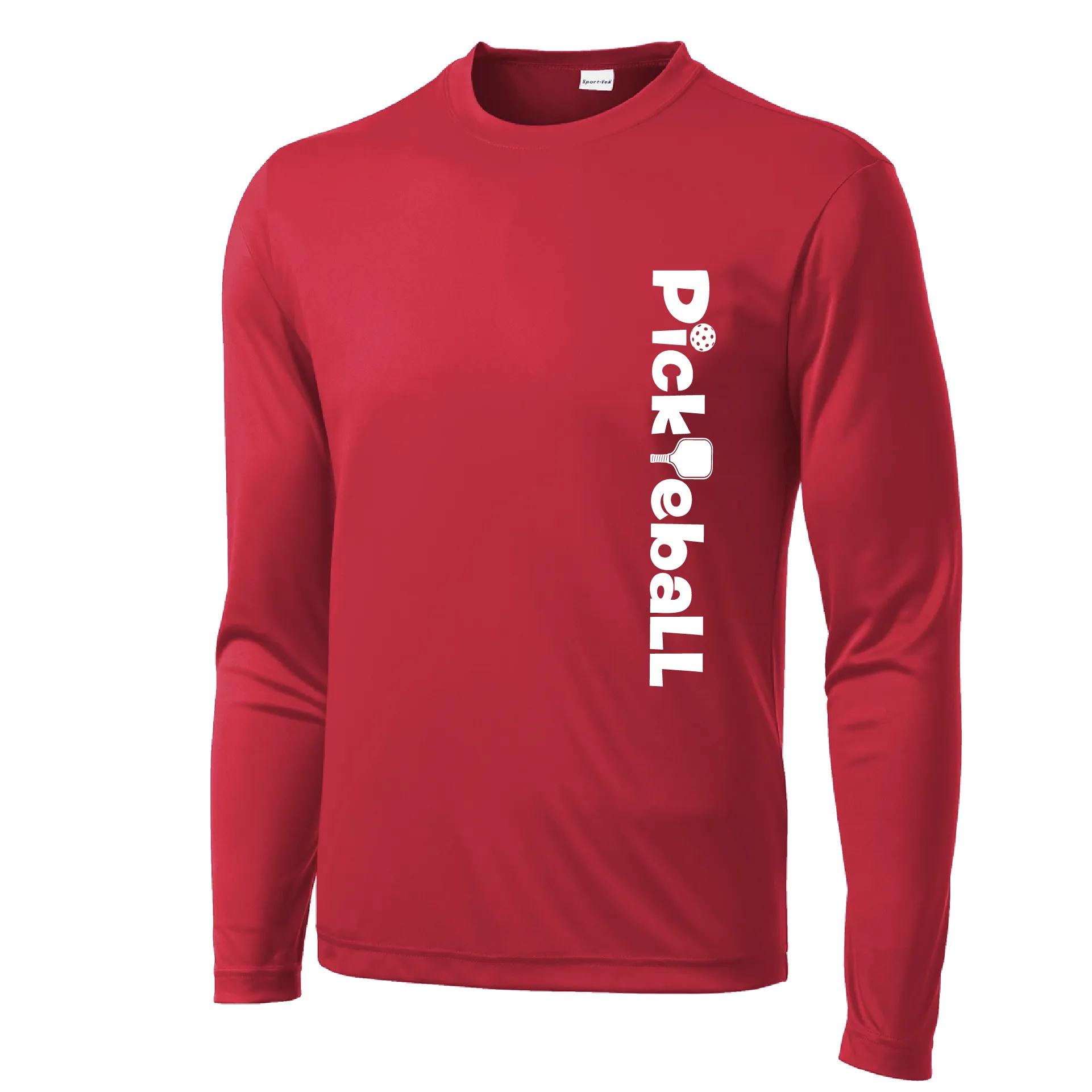 Pickleball Horizontal (Customizable) | Men’s Long Sleeve Athletic Shirts | 100% Polyester