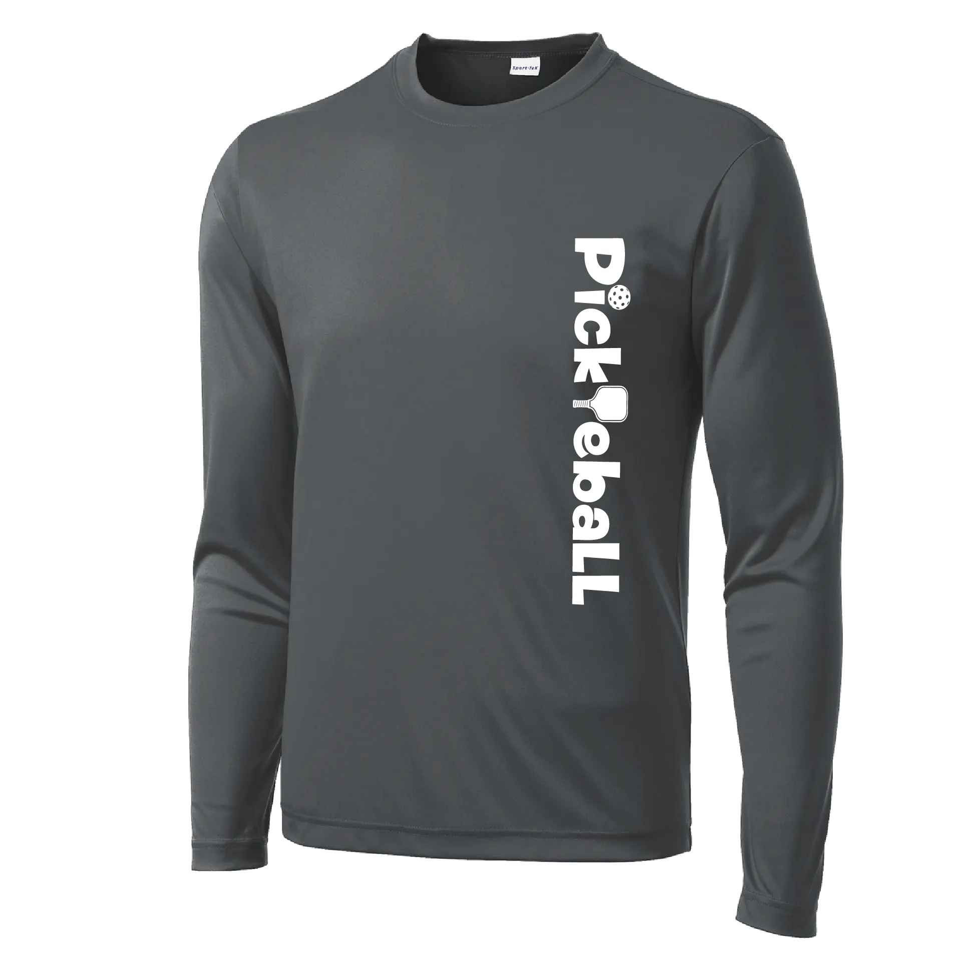 Pickleball Horizontal (Customizable) | Men’s Long Sleeve Athletic Shirts | 100% Polyester