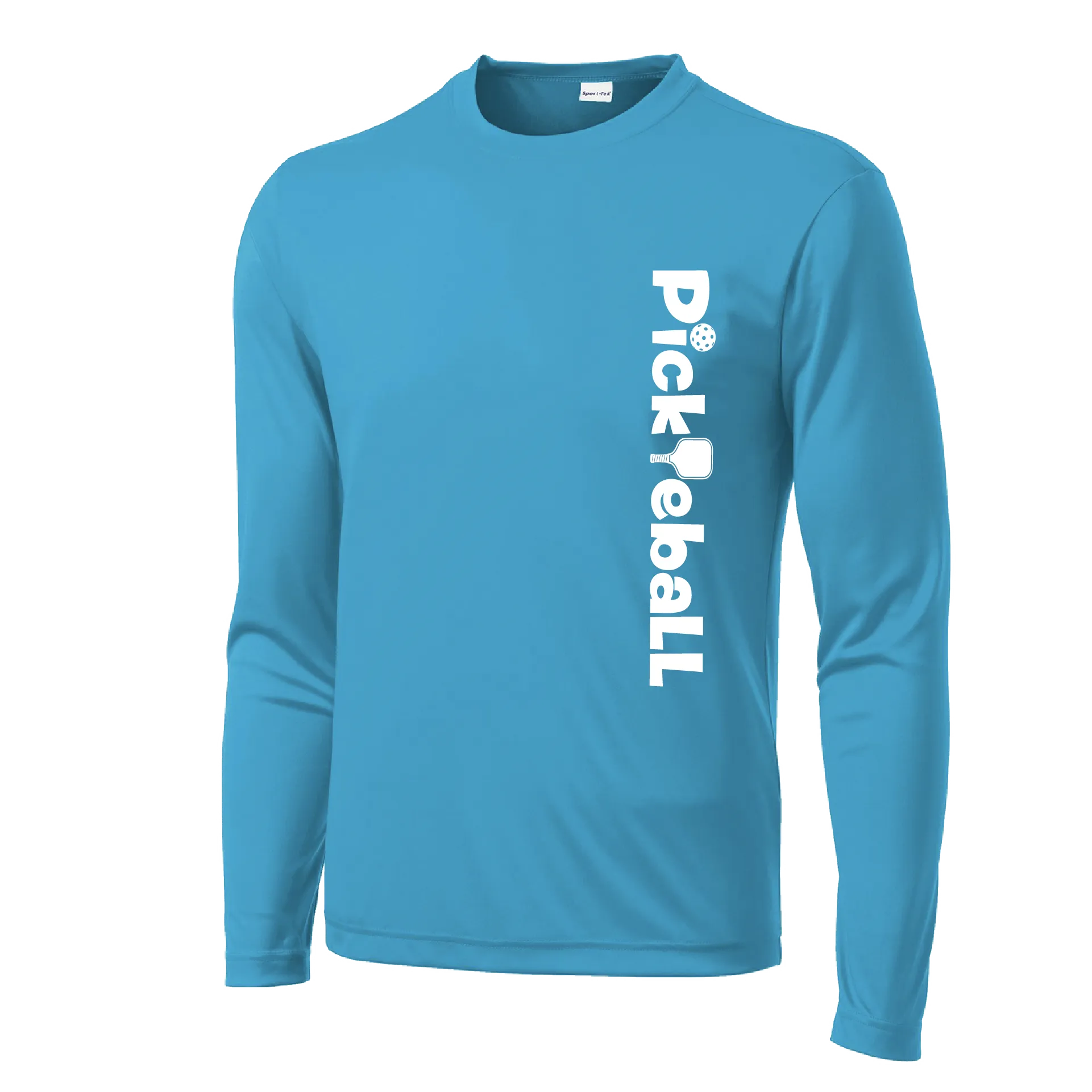 Pickleball Horizontal (Customizable) | Men’s Long Sleeve Athletic Shirts | 100% Polyester