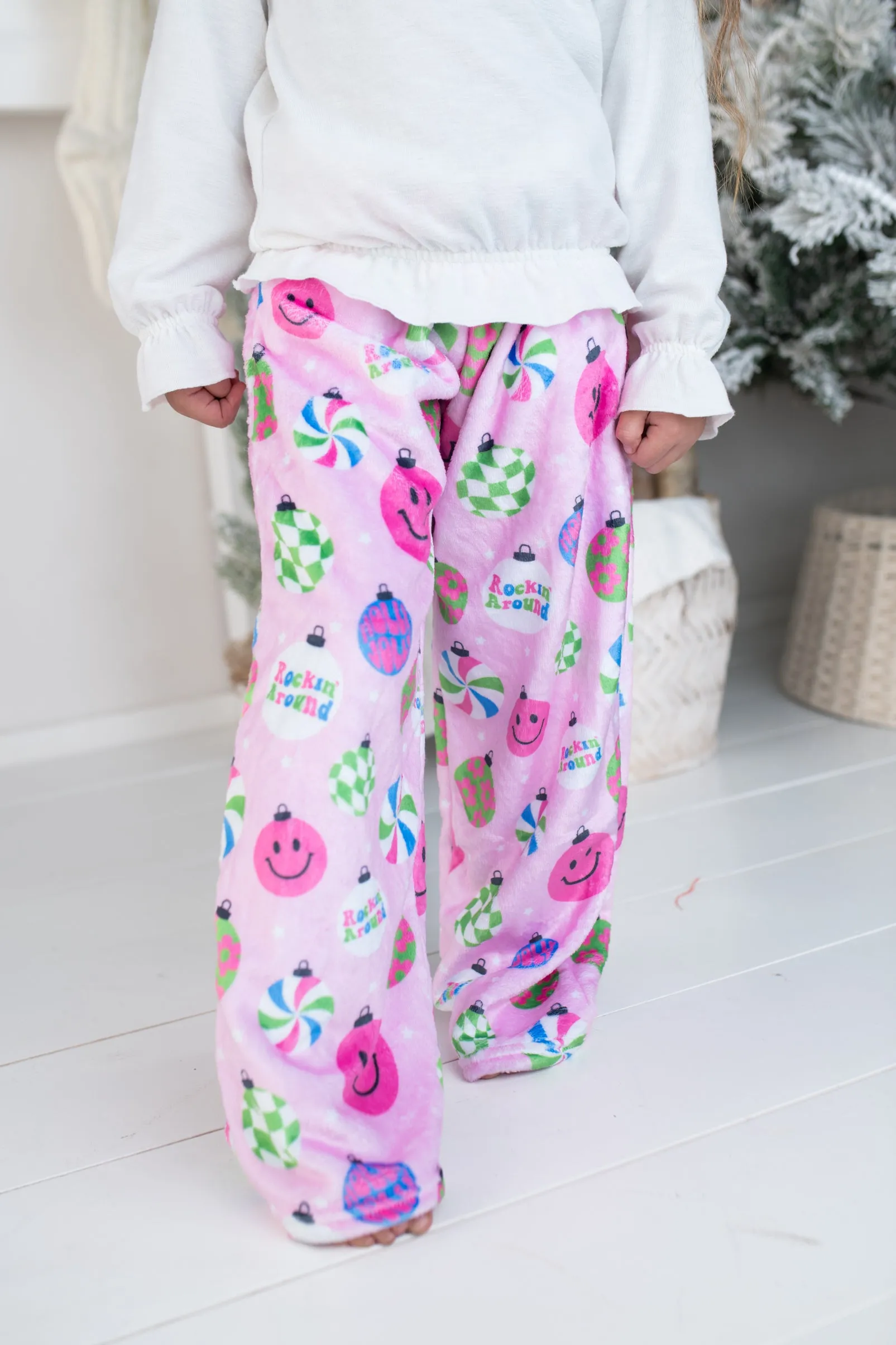 "Winter Wonderland " Girl's Plush PJ Pants