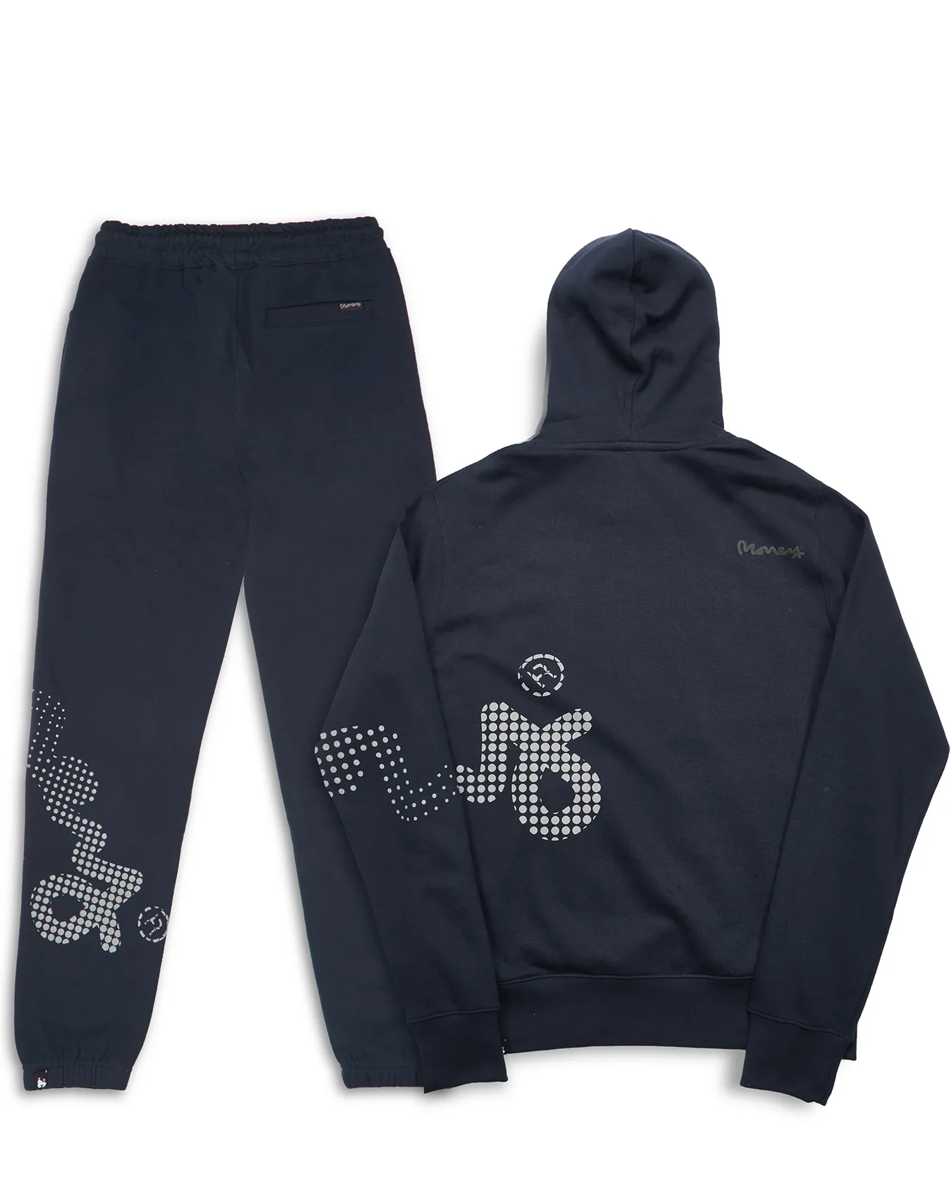 Reflec Sig Dot Hood Track Suit Navy