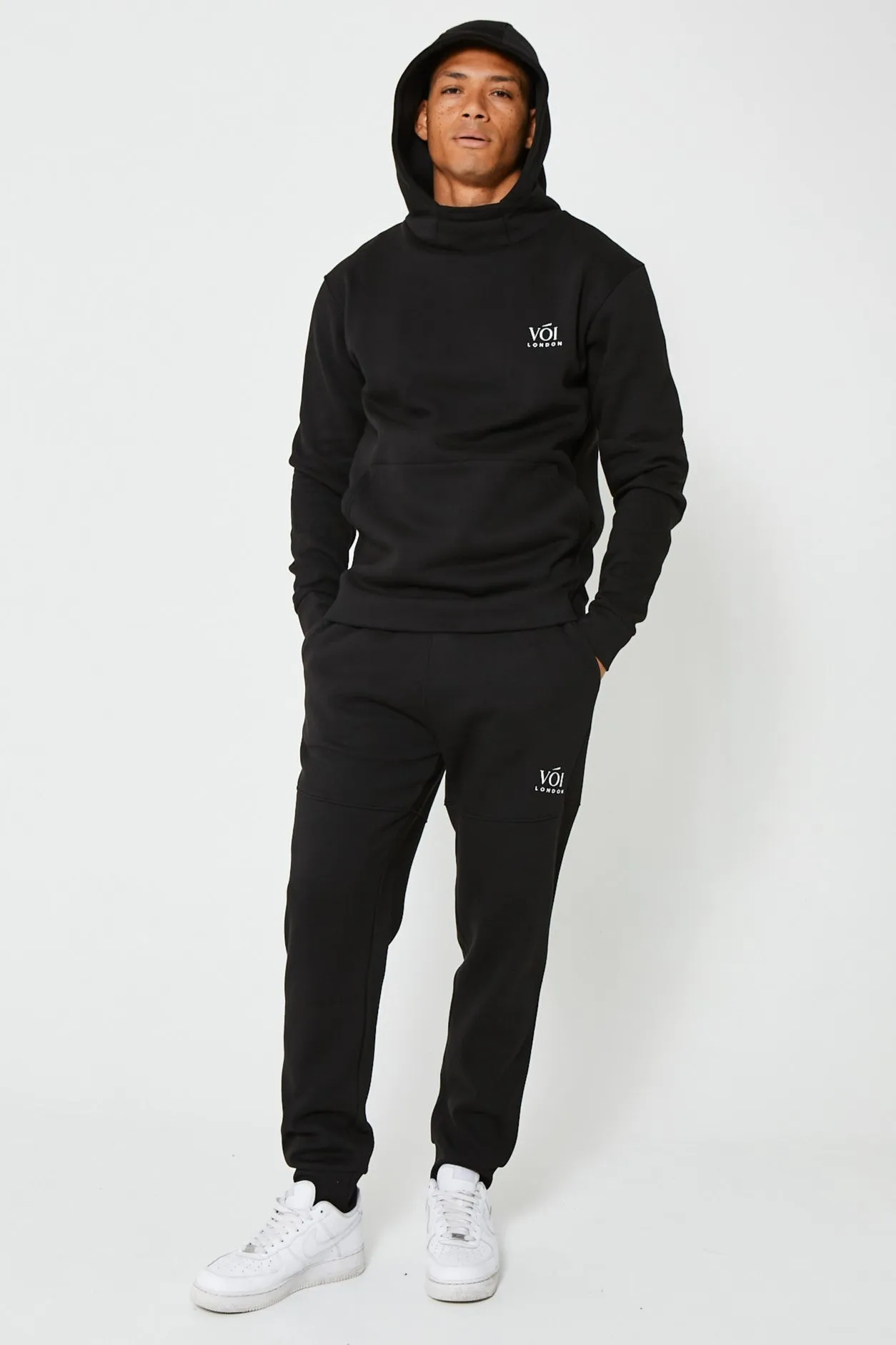 Rowland Street Fleece Tracksuit - Black