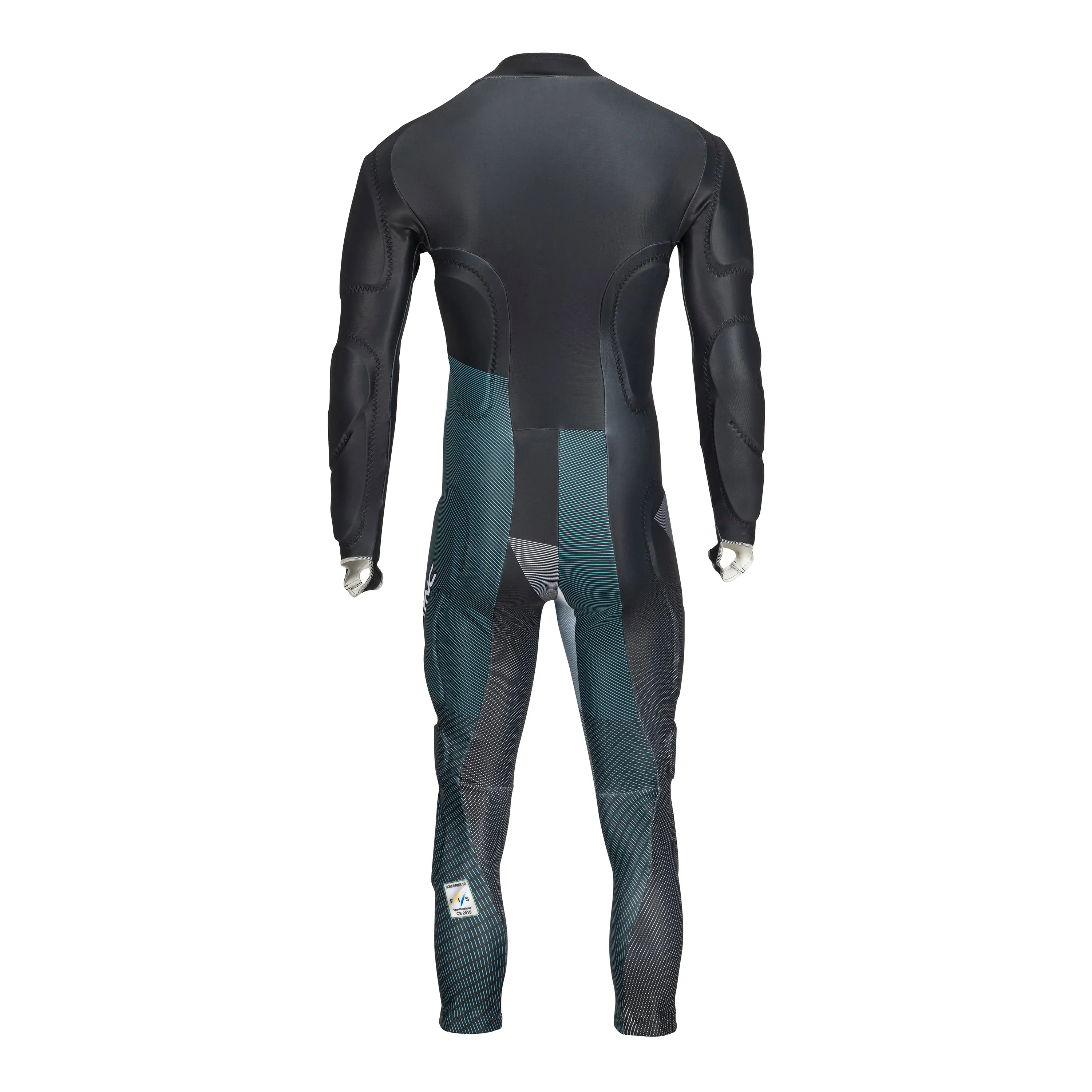 Sammi Adult Race Suit - Aqua/Black