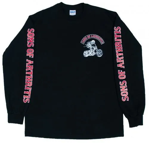 Sons of Arthritis Hydrocodone Chapter Long Sleeve Biker T-Shirt