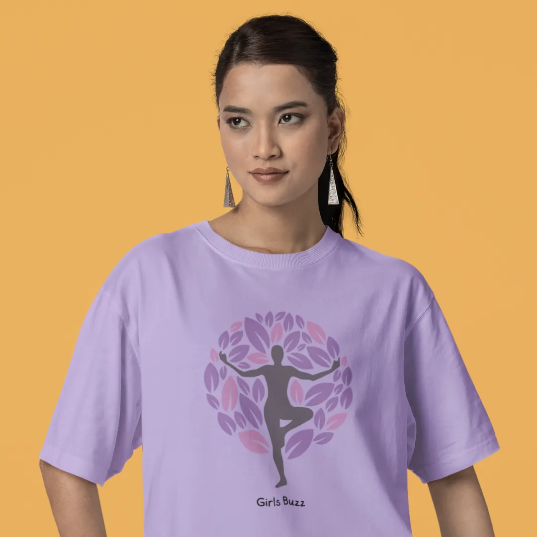 The Tree Pose Yoga Oversized Tee