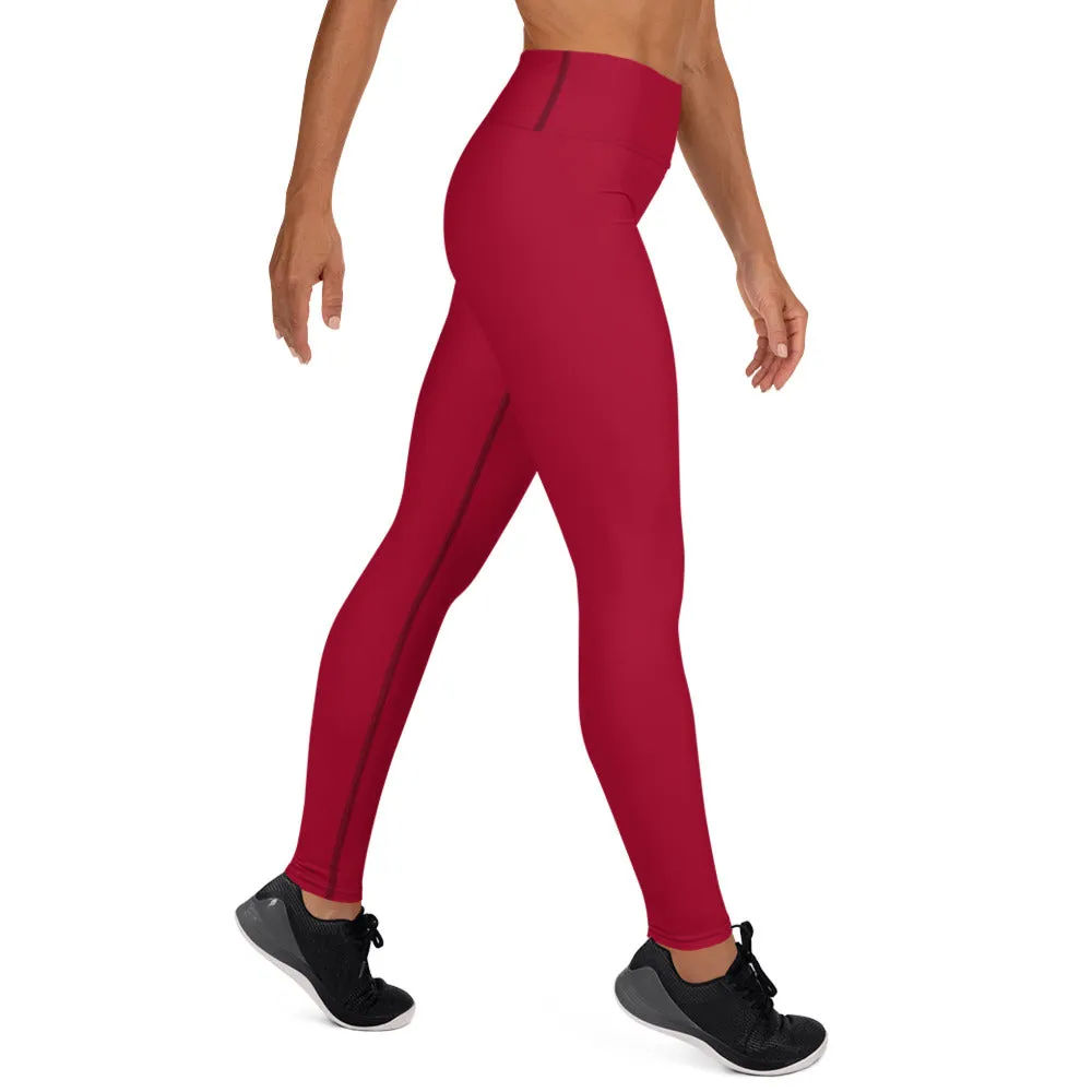 Yoga Leggings Carmine